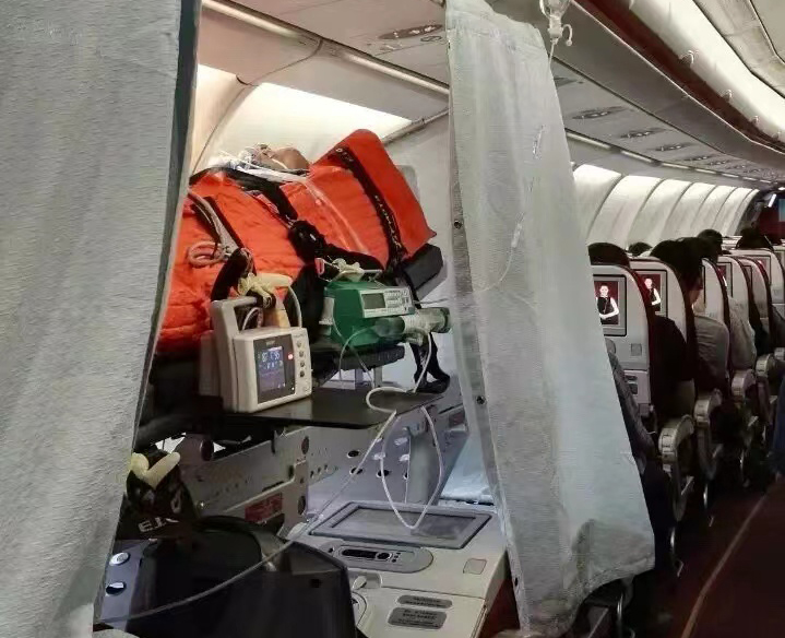 阿勒泰市跨国医疗包机、航空担架